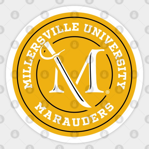 Millersville University - Marauders Sticker by Josh Wuflestad